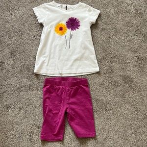 IDO size 6 t-shirt/shorts set excellent condition. Cotton